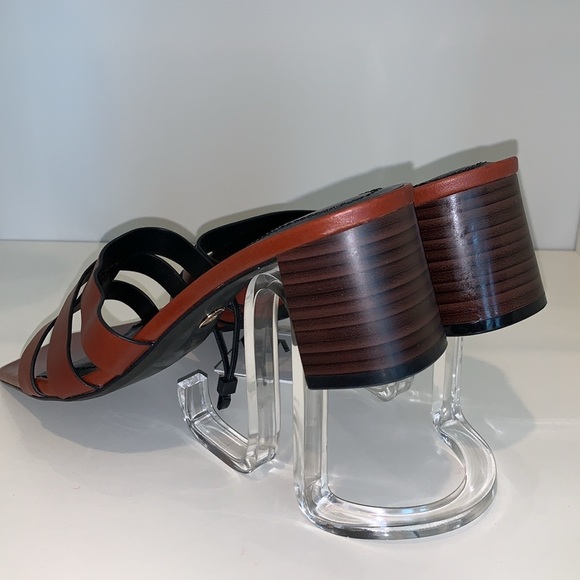 Zara Leather Mules Sandals - Picture 9 of 15